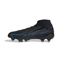 adidas F50 Hyperfast League Mid IJzeren-Nop Voetbalschoenen (SG) Zwart Zwart Blauw
