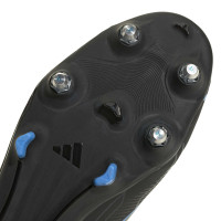 adidas F50 Hyperfast League Mid IJzeren-Nop Voetbalschoenen (SG) Zwart Zwart Blauw