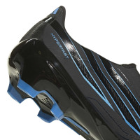 adidas F50 Hyperfast League Veterloze Gras Voetbalschoenen (FG) Zwart Zwart Blauw