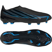 adidas F50 Hyperfast League Veterloze Gras Voetbalschoenen (FG) Zwart Zwart Blauw