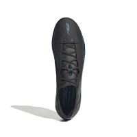 adidas F50 Hyperfast Elite Gras Voetbalschoenen (FG) Zwart Zwart Blauw