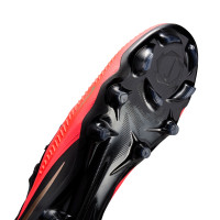 Nike Phantom 6 Low Pro Gras (FG) Football Boots (FG) Black Bright Red Gold