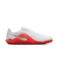 Nike Tiempo Maestro Club Zaalvoetbalschoenen (IN) Wit Felrood Goud