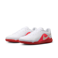 Nike Tiempo Maestro Club Zaalvoetbalschoenen (IN) Wit Felrood Goud