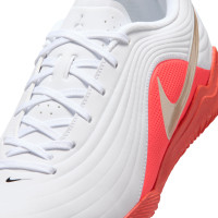 Nike Tiempo Maestro Club Zaalvoetbalschoenen (IN) Wit Felrood Goud
