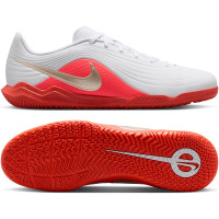 Nike Tiempo Maestro Club Zaalvoetbalschoenen (IN) Wit Felrood Goud