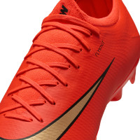 Nike Mercurial Vapor 17 Pro Gras Voetbalschoenen (FG) Felrood Zwart Goud