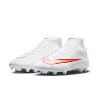 Nike Mercurial Superfly 11 Club Gras / Kunstgras Voetbalschoenen (MG) Wit Felrood Goud