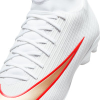 Nike Mercurial Superfly 11 Club Gras / Kunstgras Voetbalschoenen (MG) Wit Felrood Goud