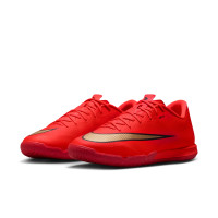 Nike Mercurial Vapor 17 Academy Indoor Football Boots (IN) Bright Red Black Gold