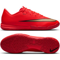 Nike Mercurial Vapor 17 Academy Indoor Football Boots (IN) Bright Red Black Gold
