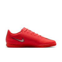 Nike Mercurial Vapor 17 Club Zaalvoetbalschoenen (IN) Felrood Zwart Goud