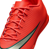 Nike Mercurial Vapor 17 Club Zaalvoetbalschoenen (IN) Felrood Zwart Goud