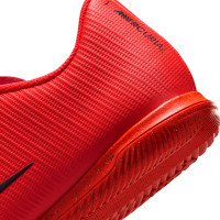 Nike Mercurial Vapor 17 Club Zaalvoetbalschoenen (IN) Felrood Zwart Goud