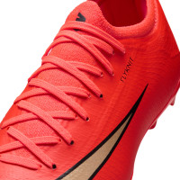 Nike Mercurial Vapor 17 Pro Gras Football Boots (FG) Kids Bright Red Black Gold