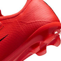 Nike Mercurial Vapor 17 Pro Gras Football Boots (FG) Kids Bright Red Black Gold