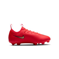 Nike Mercurial Vapor 17 Academy Gras / Kunstgras Voetbalschoenen (MG) Kids Felrood Zwart Goud