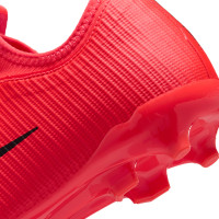 Nike Mercurial Vapor 17 Academy Gras / Kunstgras Voetbalschoenen (MG) Kids Felrood Zwart Goud
