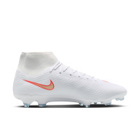 Nike Mercurial Superfly 11 Academy Gras / Kunstgras Voetbalschoenen (MG) Wit Felrood Goud
