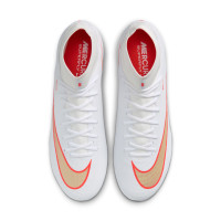 Nike Mercurial Superfly 11 Academy Gras / Kunstgras Voetbalschoenen (MG) Wit Felrood Goud