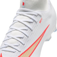 Nike Mercurial Superfly 11 Academy Gras / Kunstgras Voetbalschoenen (MG) Wit Felrood Goud