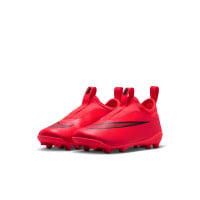 Nike Mercurial Vapor 17 Club Flex Gras / Kunstgras Voetbalschoenen (MG) Kids Felrood Zwart Goud
