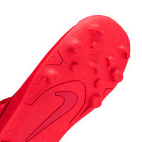 Nike Mercurial Vapor 17 Club Flex Gras / Kunstgras Voetbalschoenen (MG) Kids Felrood Zwart Goud