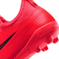 Nike Mercurial Vapor 17 Club Flex Gras / Kunstgras Voetbalschoenen (MG) Kids Felrood Zwart Goud