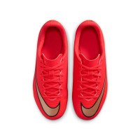Nike Mercurial Vapor 17 Club Gras / Kunstgras Voetbalschoenen (MG) Kids Felrood Zwart Goud