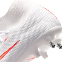 Nike Mercurial Superfly 11 Academy Iron Stud Football Boots (SG) Anti-Clog White Bright Red Gold
