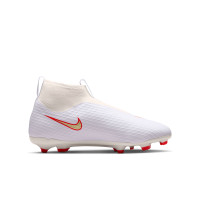 Nike Mercurial Superfly 11 Academy Grass/Artificial Grass Football Boots (MG) Kids White Bright Red Gold