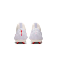 Nike Mercurial Superfly 11 Academy Grass/Artificial Grass Football Boots (MG) Kids White Bright Red Gold