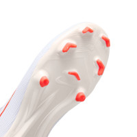 Nike Mercurial Superfly 11 Academy Grass/Artificial Grass Football Boots (MG) Kids White Bright Red Gold