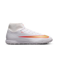 Nike Mercurial Superfly 11 Academy Turf Football Boots (TF) White Bright Red Gold