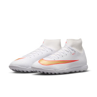 Nike Mercurial Superfly 11 Academy Turf Football Boots (TF) White Bright Red Gold