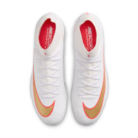 Nike Mercurial Superfly 11 Academy Turf Football Boots (TF) White Bright Red Gold