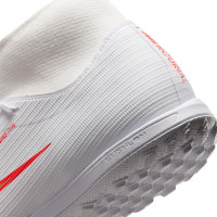 Nike Mercurial Superfly 11 Academy Turf Football Boots (TF) White Bright Red Gold