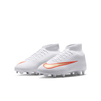 Nike Mercurial Superfly 11 Club Gras / Kunstgras Voetbalschoenen (MG) Kids Wit Felrood Goud