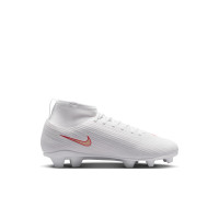Nike Mercurial Superfly 11 Club Gras / Kunstgras Voetbalschoenen (MG) Peuters/Kleuters Wit Felrood Goud