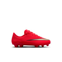 Nike Mercurial Vapor 17 Club Gras / Kunstgras Voetbalschoenen (MG) Peuters/Kleuters Felrood Zwart Goud