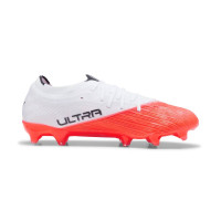 PUMA Ultra Nitro 7 Match Gras / Kunstgras Voetbalschoenen (MG) Wit Felrood Zwart