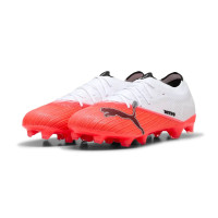 PUMA Ultra Nitro 7 Match Gras / Kunstgras Voetbalschoenen (MG) Wit Felrood Zwart