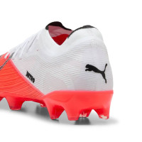 PUMA Ultra Nitro 7 Match Gras / Kunstgras Voetbalschoenen (MG) Wit Felrood Zwart