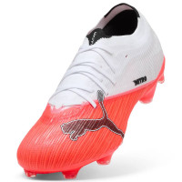 PUMA Ultra Nitro 7 Match Gras / Kunstgras Voetbalschoenen (MG) Wit Felrood Zwart