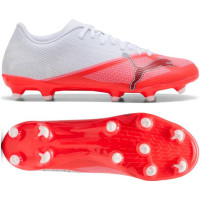 PUMA Ultra 7 Play Gras / Kunstgras Voetbalschoenen (MG) Wit Felrood Zwart