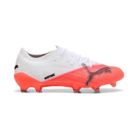 PUMA Ultra Nitro 7 Pro Gras Football Boots (FG) White Bright Red Black