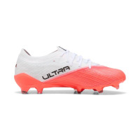 PUMA Ultra Nitro 7 Pro Gras Football Boots (FG) White Bright Red Black