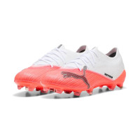 PUMA Ultra Nitro 7 Pro Gras Football Boots (FG) White Bright Red Black