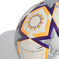 adidas Women's UEFA Champions League Pro Football Size 5 2026-2027 White Black Multicolor