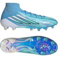 adidas F50 Sparkfusion Trinity Elite Grass/Artificial Grass Football Boots (MG) Women's Blue Bright Blue Hot Pink
